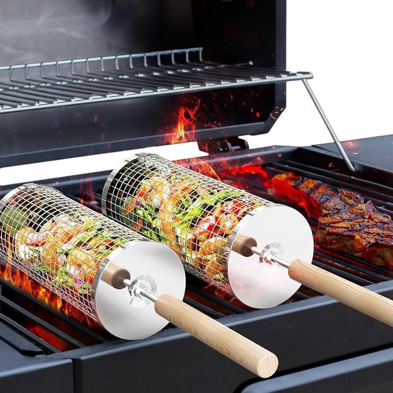 Stainless Steel BBQ Grill Bask - Outdoor Camping Bbq review and price