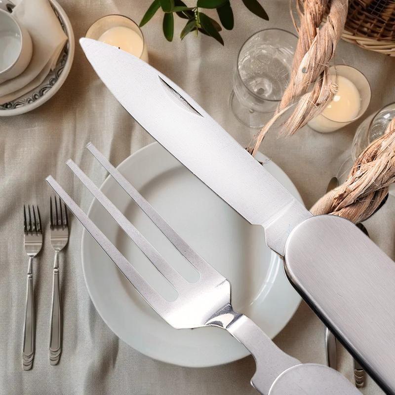 Foldable Camping Utensil Set - - Camp Utensil Set review and price