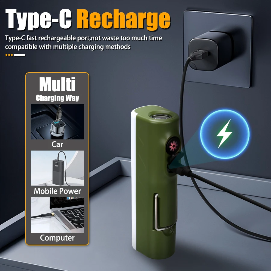 Rechargeable Handheld Flashlig - Battery Outdoor Camping review and price