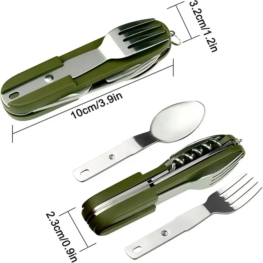 Camping Gear 5-in-1 Stainless  - Camping Quiet review and price