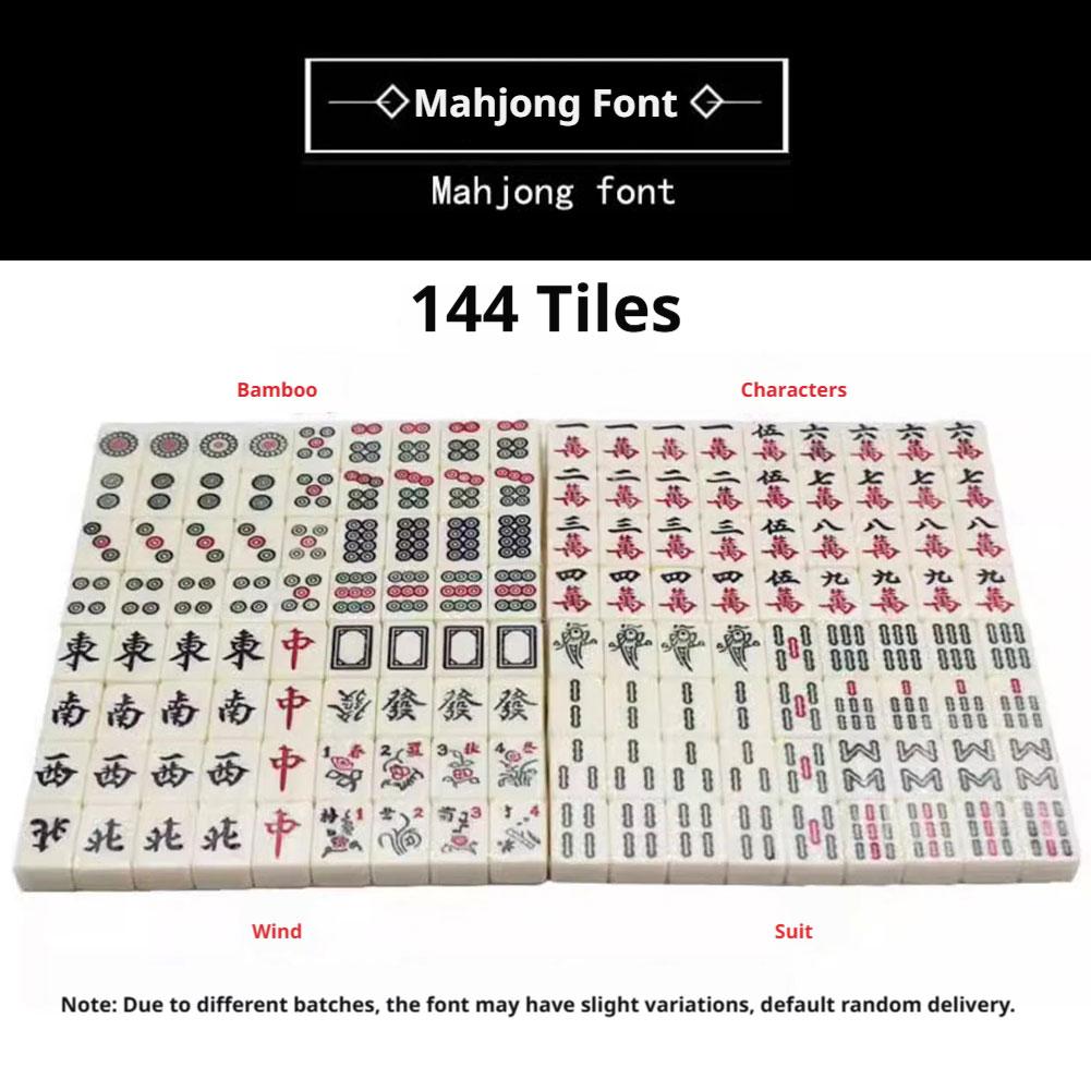 Traditional Chinese 144 Tiles  - Outdoor Camping Games review and price