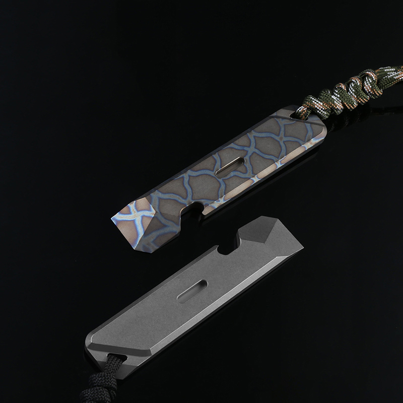 EDC Titanium alloy Crowbar too - Outdoor Camping Essential Gear review and price