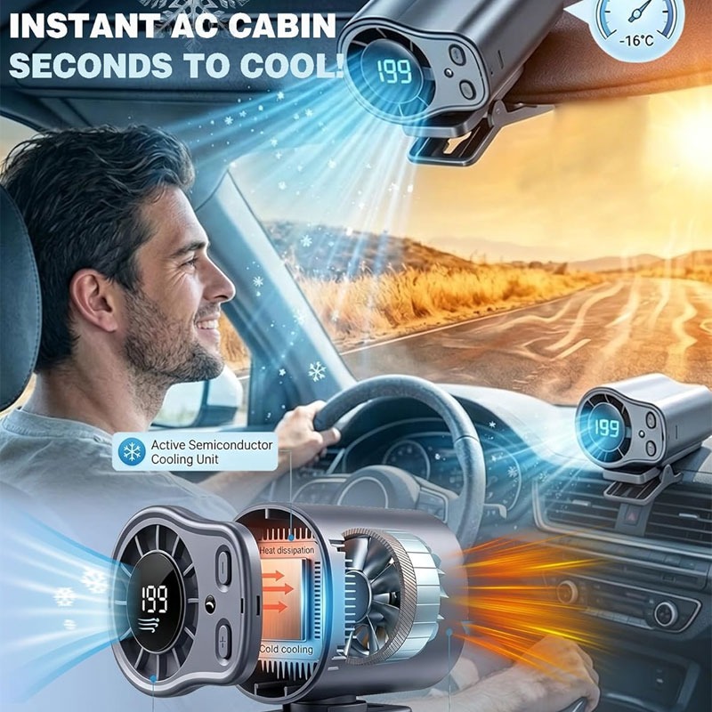 Cooling Fan Semiconductor Car  - Camping Quiet review and price