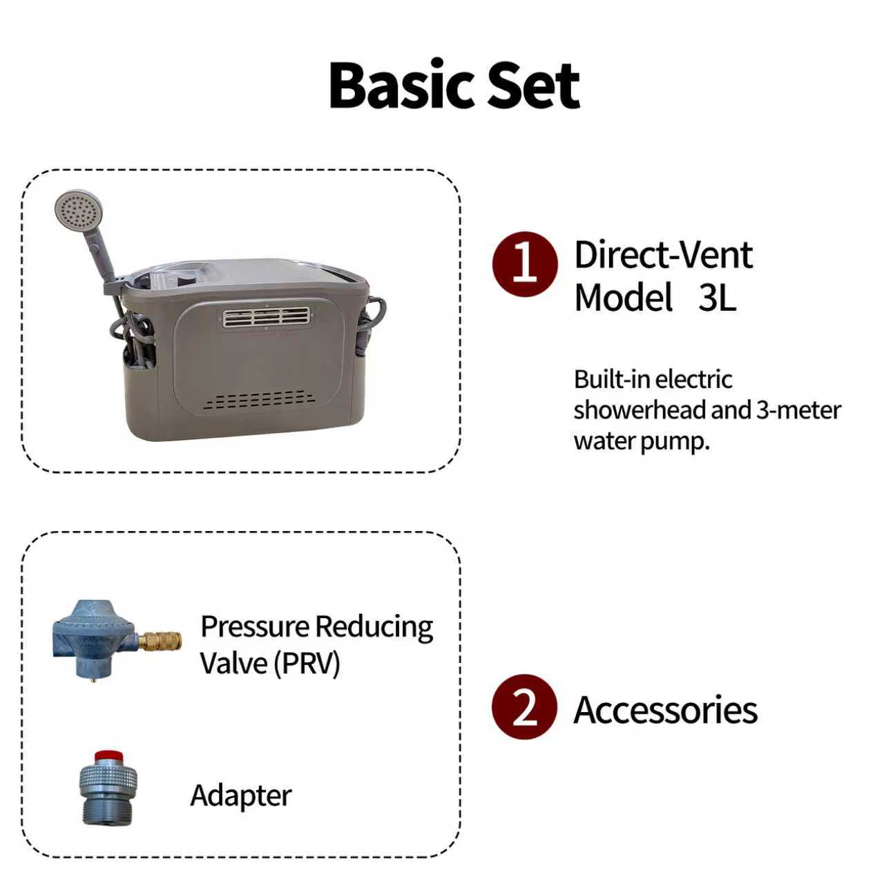 Dual Fuel Portable Propane LPG - Outdoor Camping Water Heater review and price