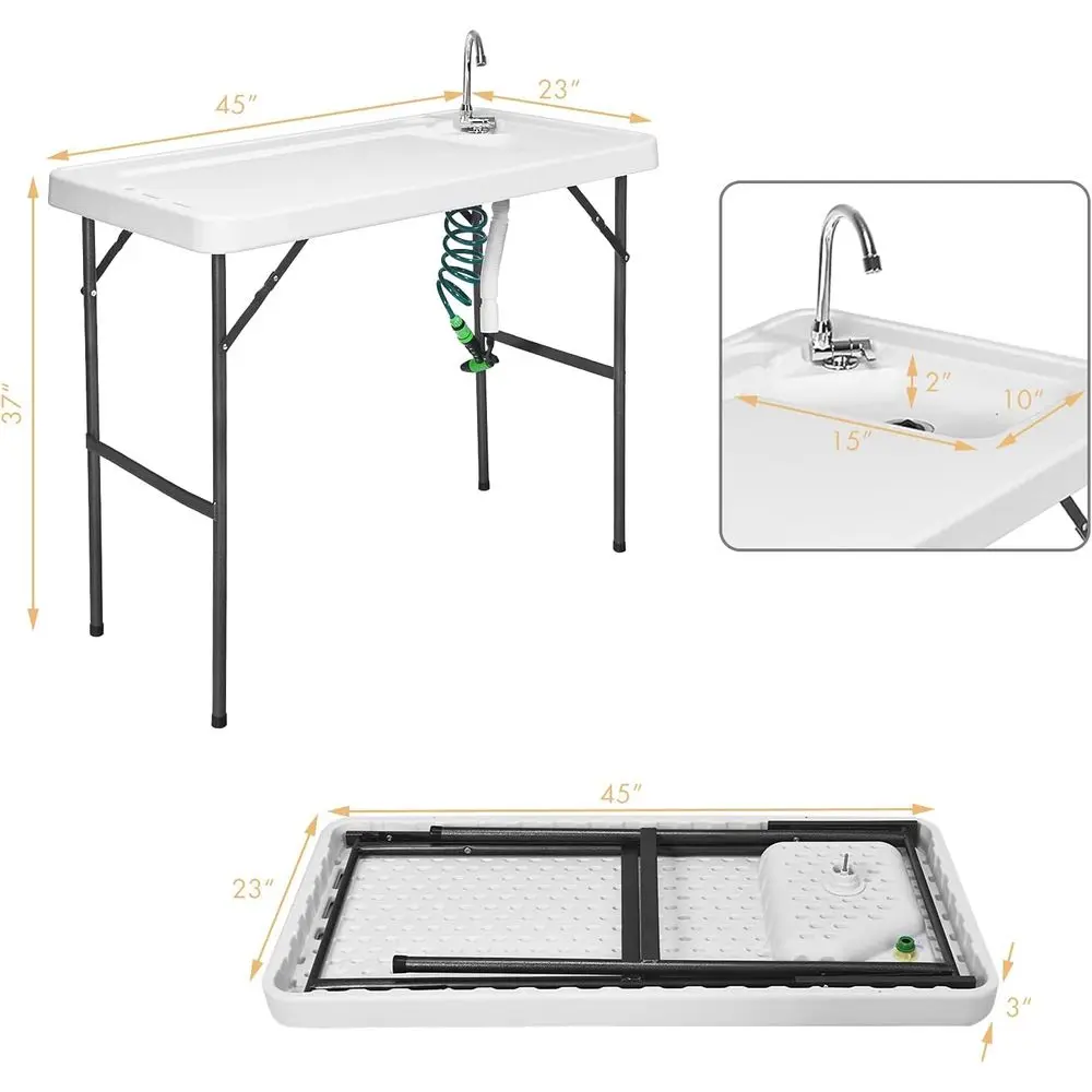 Portable Heavy-Duty Outdoor Ca - Outdoor Camping Sink review and price
