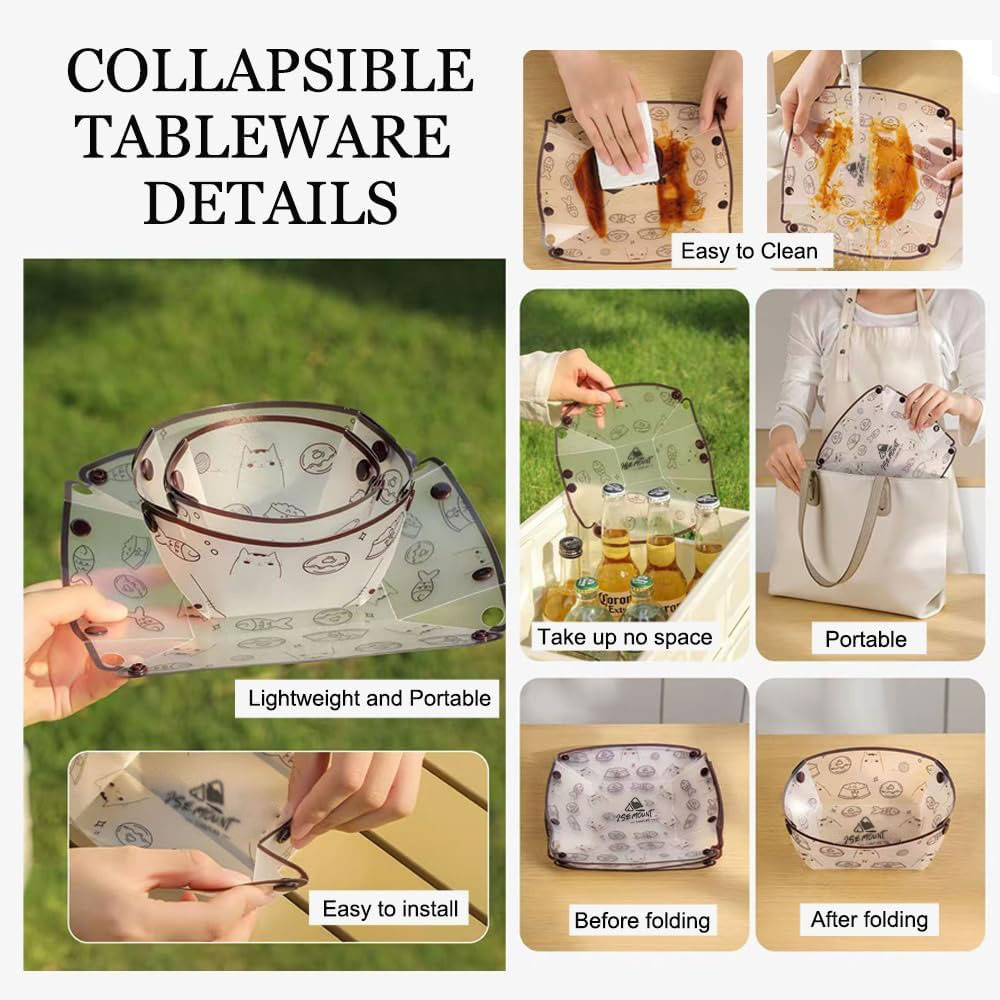Portable Camping Tableware Set - Outdoor Camping Glamping Share review and price