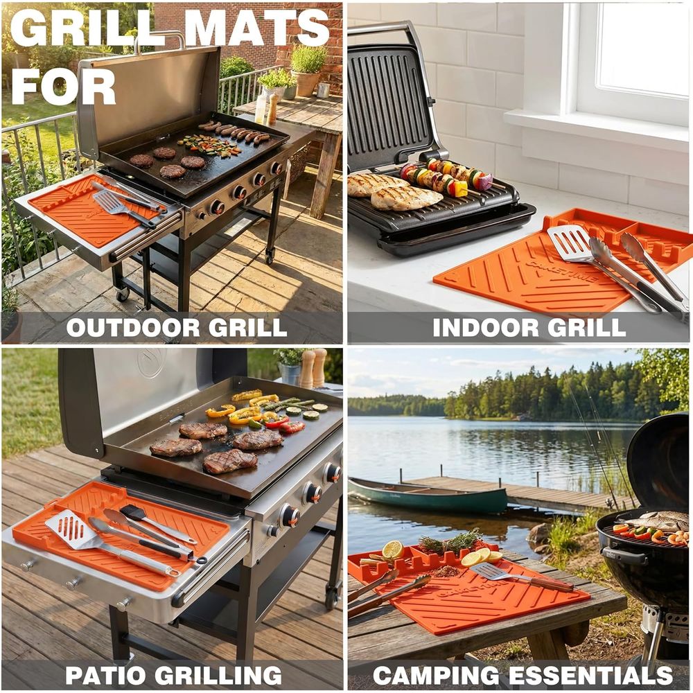 Silicone Grill Mats or Griddle - Outdoor Camping Bbq review and price