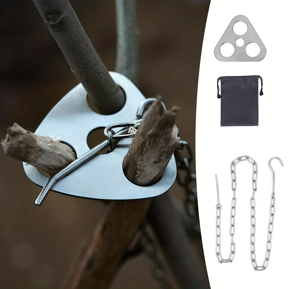 Outdoor BBQ Tripod Portable De - Camp Utensil Set review and price