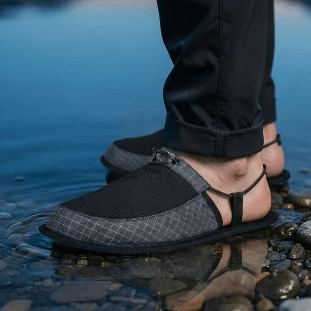 Adjustable Foldable Water Slip - Outdoor Camping Slippers review and price