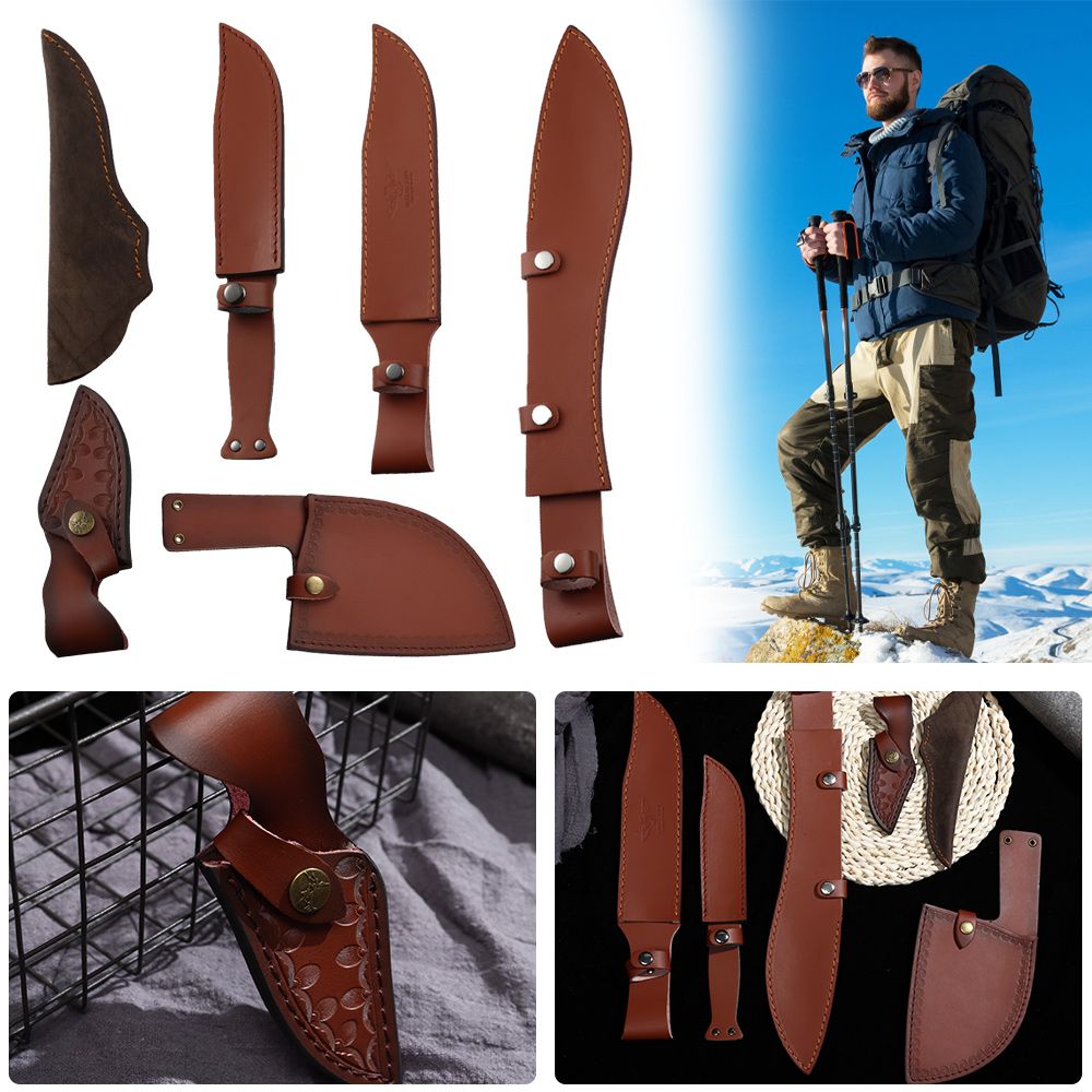 Brown Leather Sheath Holder Po - Camping Knife Multi-Tool review and price